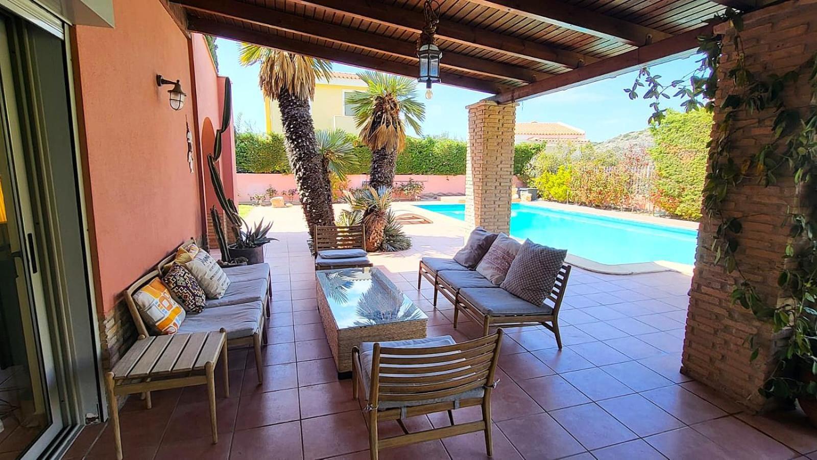 Villa Casa Del Sol With Private Pool Сунион Экстерьер фото