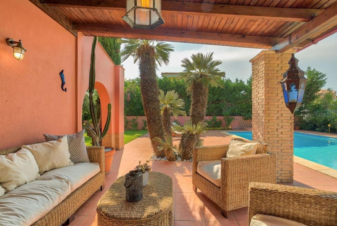 Villa Casa Del Sol With Private Pool Сунион Экстерьер фото